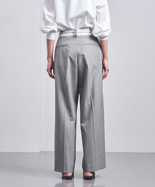 UNITED ARROWS(ユナイテッドアローズ)の「マーベルト ワイドパンツ(その他パンツ・レディース・グレー/ブラック・34/36/38)」の15枚目の写真
