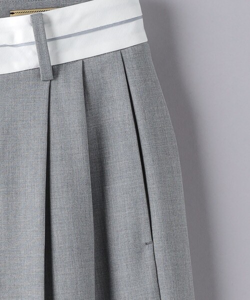 UNITED ARROWS(ユナイテッドアローズ)の「マーベルト ワイドパンツ(その他パンツ・レディース・グレー/ブラック・34/36/38)」の17枚目の写真
