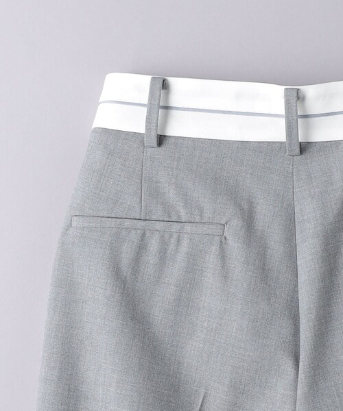UNITED ARROWS(ユナイテッドアローズ)の「マーベルト ワイドパンツ(その他パンツ・レディース・グレー/ブラック・34/36/38)」の18枚目の写真