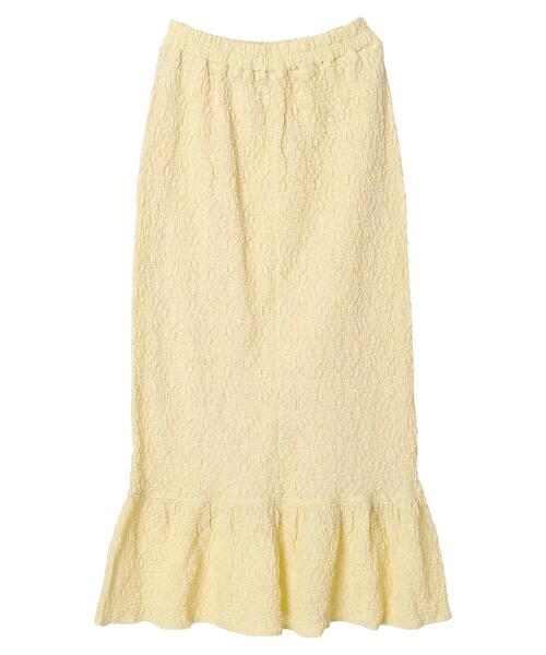 earth music&ecology（アースミュージックアンドエコロジー）の「ポコポコレースマーメイドスカート（スカート・レディース・ホワイト/ブラック/イエロー・FREE）」の21枚目の写真