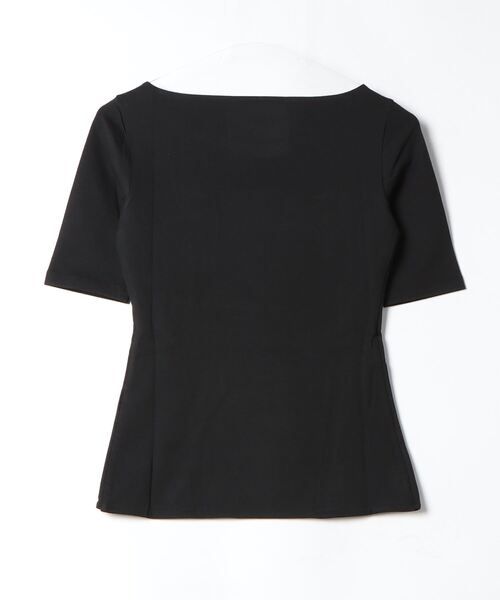 BANANA REPUBLIC FACTORY STORE（バナナリパブリック ファクトリーストア）の「BANANA REPUBLIC FACTORY STORE　　ソフトストレッチ エルボースリーブトップス（Tシャツ/カットソー・レディース・ホワイト/ブラック・S/M/L/XS）」の3枚目の写真