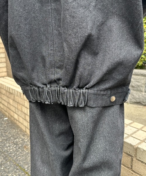flaner（フラネ）の「Loose denim jacket / ルーズデニムジャケット（デニムジャケット・レディース・ブラック・LARGE/MEDIUM）」の11枚目の写真