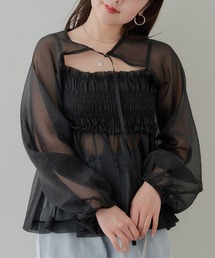 Chico | 【2024SS】ボレロペプラムキャミSET(シャツ/ブラウス)