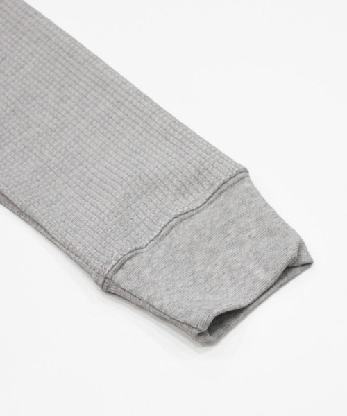 JEMORGAN（ジェーイーモーガン）の「【JEMORGAN / ジェーイーモーガン】ワッフルダブルジップパーカー（パーカー・メンズ・杢グレー/サックスブルー/カーキ/ブラック/ネイビー/サーモンピンク/ナチュラル・XL/L/M/S）」の14枚目の写真