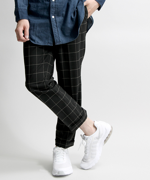 WEGO（ウィゴー）の「WEGO/スリムスラックス（スラックス・メンズ・グレー系その他/ブラック系その他/その他1/その他2・MEDIUM/LARGE）」の13枚目の写真