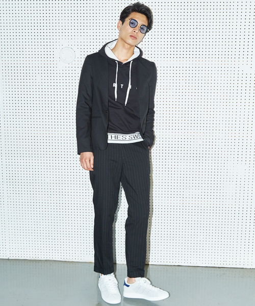 WEGO（ウィゴー）の「WEGO/スリムスラックス（スラックス・メンズ・グレー系その他/ブラック系その他/その他1/その他2・MEDIUM/LARGE）」の12枚目の写真