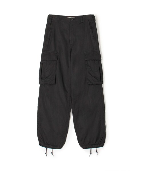 MACPHEE（マカフィー）の「コットンレーヨンモールスキン カーゴパンツ（カーゴパンツ・レディース・カーキ/ネイビー/ブラック・36/34/32）」の2枚目の写真