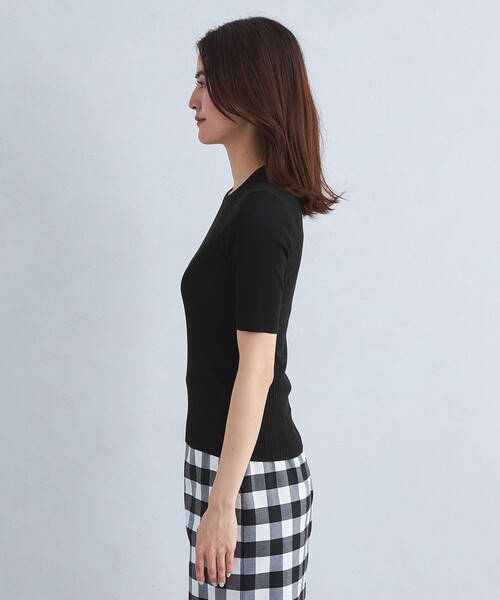 green label relaxing(グリーンレーベルリラクシング)の「<1_OF MINE> リブ ニット プルオーバー -ウォッシャブル-(ニット/セーター・レディース・ライトグレー/ロイヤルブルー/オフホワイト/ブラック・FREE)」の10枚目の写真