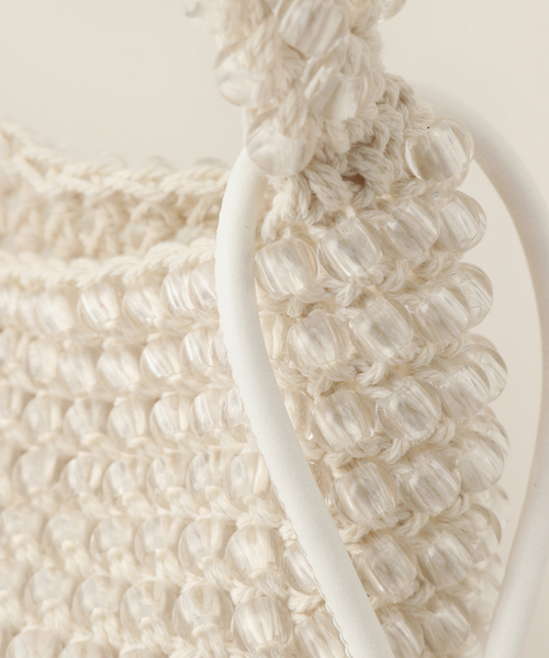 ESLOW（エスロー）の「【ESLOW / エスロー】 BEADS SHOULDER BAG（ショルダーバッグ・レディース・アイボリー・FREE）」の16枚目の写真