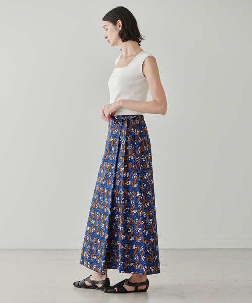 LE GLAZIK（ルグラジック）の「LE GLAZIK | バティック ラップスカート