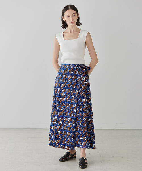 le glazik バティックプリントスカート LE GLAZIK（ルグラジック）の「LE GLAZIK | バティック ラップスカート