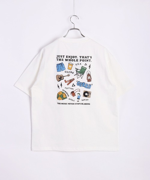 GERRY（ジェリー）の「GERRY ヘビーウェイト プリント 半袖Ｔシャツ（Tシャツ/カットソー・メンズ・ホワイト系その他/グレー系その他/カーキ系/ホワイト系その他2/グレー系その他2/ブルー/ホワイト/チャコールグレー/カーキ・LL/L/M）」の16枚目の写真
