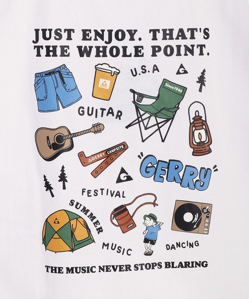 GERRY（ジェリー）の「GERRY ヘビーウェイト プリント 半袖Ｔシャツ（Tシャツ/カットソー・メンズ・ホワイト系その他/グレー系その他/カーキ系/ホワイト系その他2/グレー系その他2/ブルー/ホワイト/チャコールグレー/カーキ・LL/L/M）」の20枚目の写真