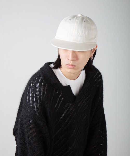 RACAL（ラカル）の「Standard Long-bill Cap / スタンダードロングビルキャップ（キャップ・メンズ・ネイビー/ナチュラル/ブラック/カーキ・FREE）」の2枚目の写真