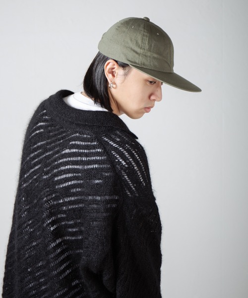 RACAL（ラカル）の「Standard Long-bill Cap / スタンダードロングビルキャップ（キャップ・メンズ・ネイビー/ナチュラル/ブラック/カーキ・FREE）」の3枚目の写真