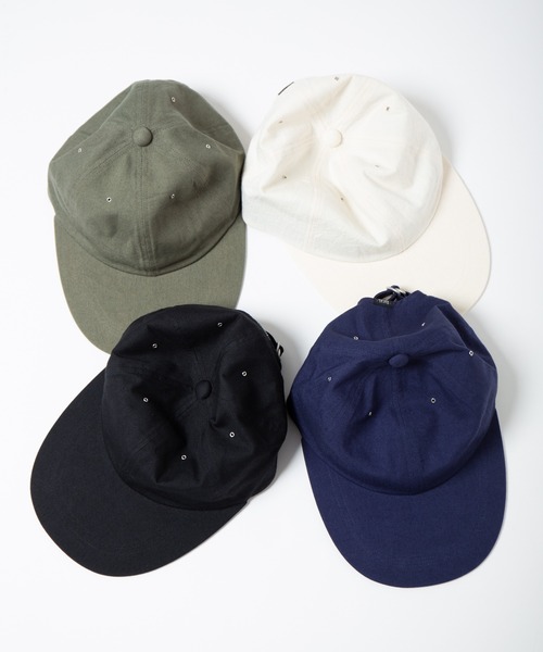 RACAL（ラカル）の「Standard Long-bill Cap / スタンダードロングビルキャップ（キャップ・メンズ・ネイビー/ナチュラル/ブラック/カーキ・FREE）」の5枚目の写真