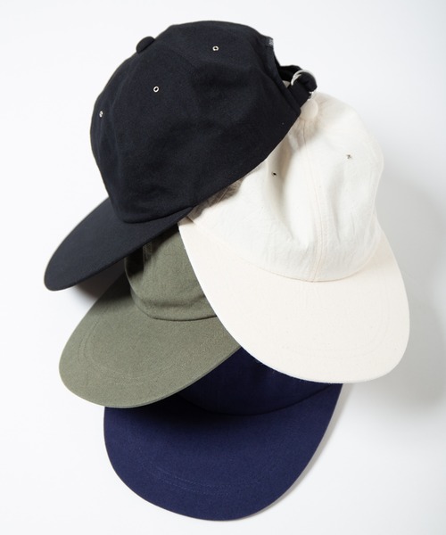 RACAL（ラカル）の「Standard Long-bill Cap / スタンダードロングビルキャップ（キャップ・メンズ・ネイビー/ナチュラル/ブラック/カーキ・FREE）」の7枚目の写真