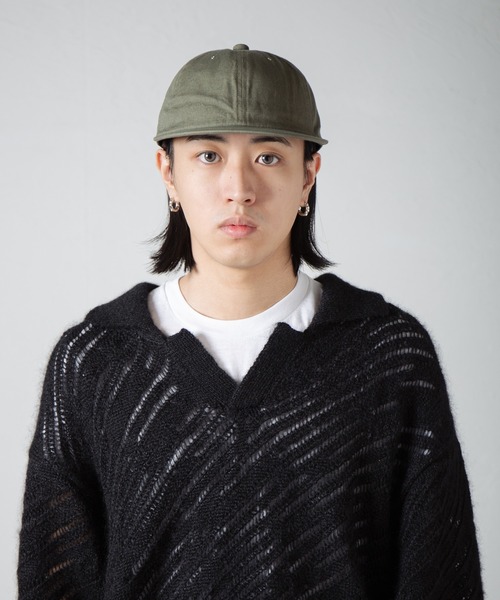 RACAL（ラカル）の「Standard Long-bill Cap / スタンダードロングビルキャップ（キャップ・メンズ・ネイビー/ナチュラル/ブラック/カーキ・FREE）」の8枚目の写真