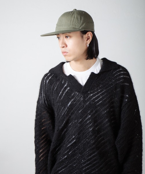 RACAL（ラカル）の「Standard Long-bill Cap / スタンダードロングビルキャップ（キャップ・メンズ・ネイビー/ナチュラル/ブラック/カーキ・FREE）」の13枚目の写真