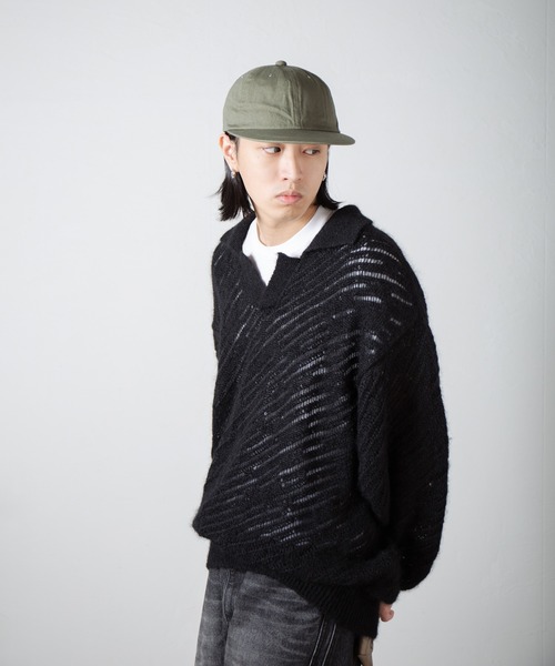 RACAL（ラカル）の「Standard Long-bill Cap / スタンダードロングビルキャップ（キャップ・メンズ・ネイビー/ナチュラル/ブラック/カーキ・FREE）」の15枚目の写真