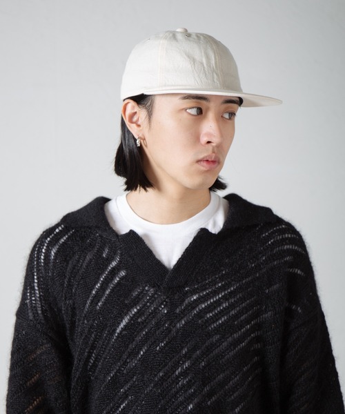 RACAL（ラカル）の「Standard Long-bill Cap / スタンダードロングビルキャップ（キャップ・メンズ・ネイビー/ナチュラル/ブラック/カーキ・FREE）」の21枚目の写真