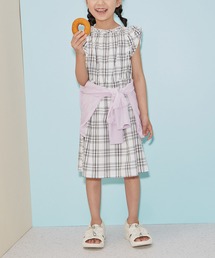 ROPE' PICNIC（ロペピクニック）の「【KIDS】チェック柄フリルワンピース（ワンピース・キッズ）」