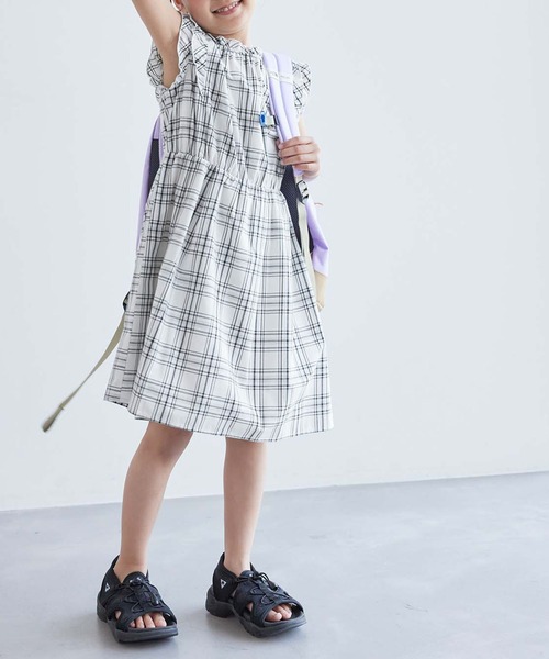 BURBERRY CHILDREN チェック柄ワンピース フリル ピンク BURBERRY CHILDREN チェック柄ワンピース フリル ピンク