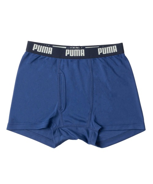 PUMA（プーマ）の「PUMA プーマ 子供用 ボクサーパンツ 前開き 2枚セットブランド ロゴ 快適インナー 総柄 無地 ブリーフ トランクス 下着（ボクサーパンツ・キッズ・ブラック系その他/ブルー系その他/ブルー系その他2/ブラック系その他2/ブラック系その他3・130cm/140cm/150cm/160cm/120cm/110cm/100cm/170cm）」の20枚目の写真