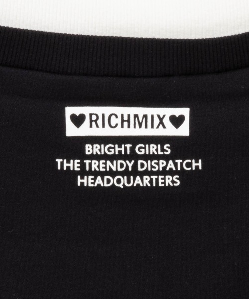 RICH MIX（リッチミックス）の「【 接触冷感 吸水速乾 】RICH MIX リッチミックス フェイクレイヤード ドッキングTシャツ（Tシャツ/カットソー・キッズ・ミント/ブラック・160/150/140/130）」の5枚目の写真