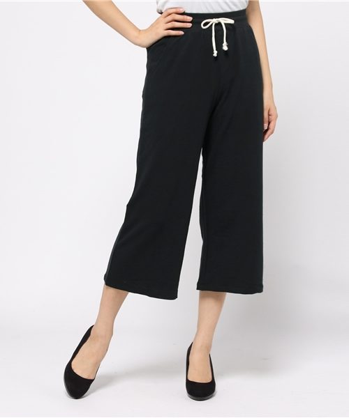 SEVENDAYS=SUNDAY(セブンデイズサンデイ)の「ストレッチ裏毛 ガウチョパンツ(その他パンツ・レディース・杢グレー/チャコールグレー/カーキ・LARGE/MEDIUM)」の1枚目の写真