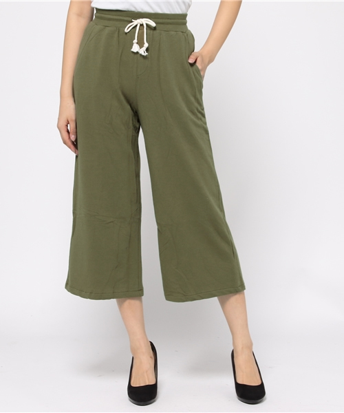 SEVENDAYS=SUNDAY(セブンデイズサンデイ)の「ストレッチ裏毛 ガウチョパンツ(その他パンツ・レディース・杢グレー/チャコールグレー/カーキ・LARGE/MEDIUM)」の12枚目の写真