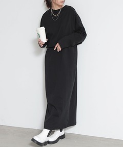 T STRAP BACK OPEN DRESS/Tストラップバックオープンドレス