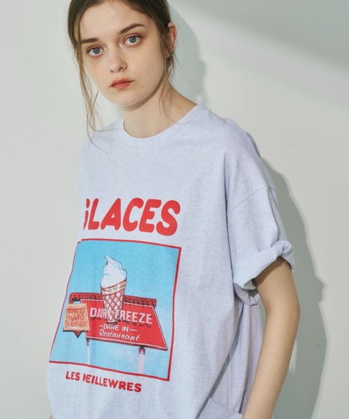 Tシャツ・カットソー Icecream SS24 T-SHIRT (IC23438 BLUE) ICE CREAM TEE（Tシャツ/カットソー）｜Unitage（ユニテージ）の