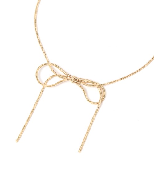 LAKOLE（ラコレ）の「スネークリボンネックレス2 / 118953（ネックレス・レディース・その他2/その他1・FREE）」の5枚目の写真