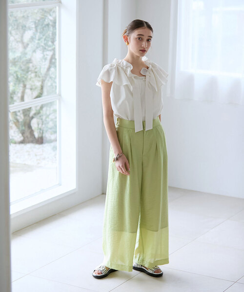 La TOTALITE(ラトータリテ)の「【WHT./ホワイト】Removal Bijou(サンダル・レディース・ブラック/シルバー・22.5cm/23.5cm/24.5cm)」の6枚目の写真