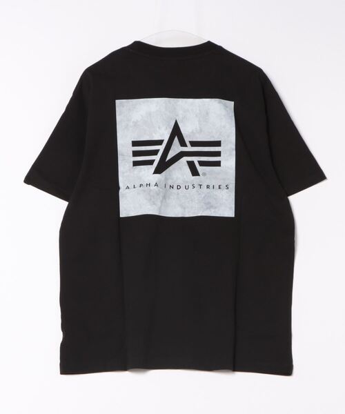 ALPHA_(アルファ)の「【ALPHA】ALPHAバックプリントT(Tシャツ/カットソー・メンズ・ブラック/ホワイト・M/L/XL)」の3枚目の写真
