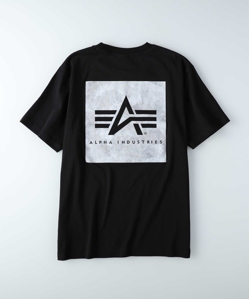 ALPHA_(アルファ)の「【ALPHA】ALPHAバックプリントT(Tシャツ/カットソー・メンズ・ブラック/ホワイト・M/L/XL)」の2枚目の写真