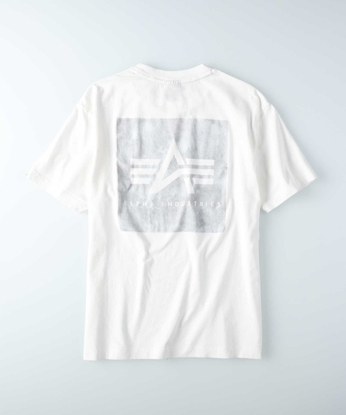 ALPHA_(アルファ)の「【ALPHA】ALPHAバックプリントT(Tシャツ/カットソー・メンズ・ブラック/ホワイト・M/L/XL)」の6枚目の写真