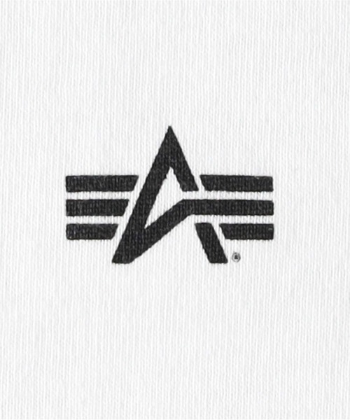 ALPHA_(アルファ)の「【ALPHA】ALPHAバックプリントT(Tシャツ/カットソー・メンズ・ブラック/ホワイト・M/L/XL)」の10枚目の写真