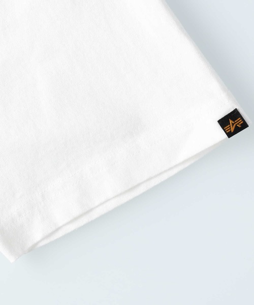 ALPHA_(アルファ)の「【ALPHA】ALPHAバックプリントT(Tシャツ/カットソー・メンズ・ブラック/ホワイト・M/L/XL)」の12枚目の写真