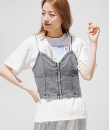 LAKOLE | ZIPデニムビスチェ / 124572(ベスト)