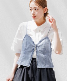 LAKOLE | ZIPデニムビスチェ / 124572(ベスト)