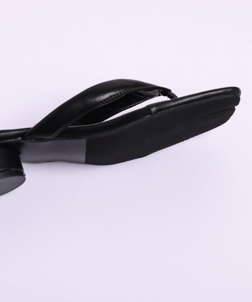 AMELY（エミリー）の「トングサンダル（サンダル・レディース・ブラック/ホワイト/シルバー/モカ/レオパード・35/36/37/38/39/40）」の20枚目の写真