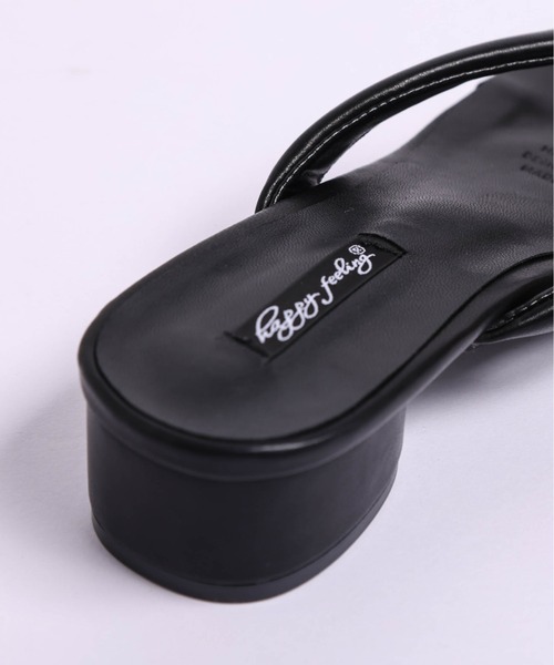 AMELY（エミリー）の「トングサンダル（サンダル・レディース・ブラック/ホワイト/シルバー/モカ/レオパード・35/36/37/38/39/40）」の18枚目の写真