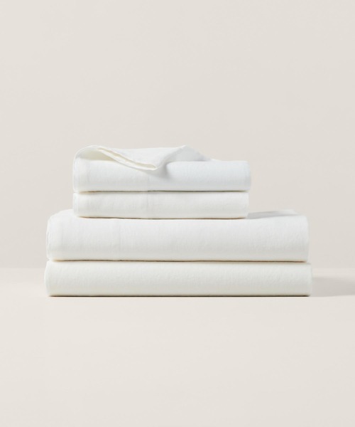 新品未使用品　Ralph Lauren シーツS ブレイン柄　156X280cm RL リネン ソリッド ボックスシーツ/クイーンサイズ（寝具）｜RALPH