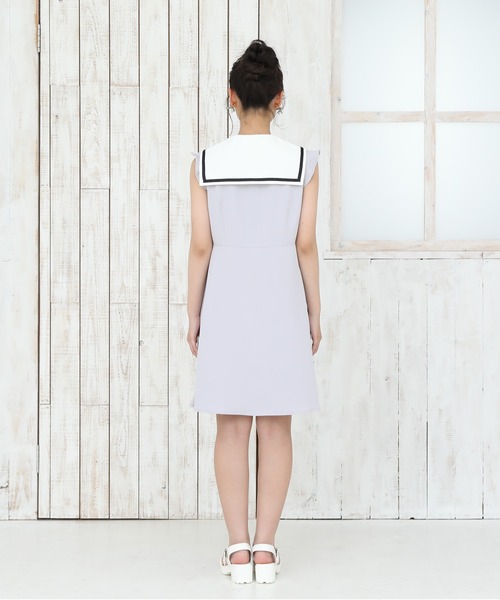 PINKHUNT（ピンクハント）の「PINKHUNT ピンクハント セーラー衿 ワンピース 9550K（ワンピース・キッズ・ブラック/スカイブルー系1・160cm/150cm/130cm/120cm/140cm）」の9枚目の写真