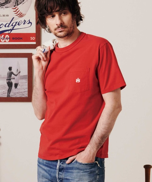 Hollywood athletic co】ワンポイントTシャツ（Tシャツ