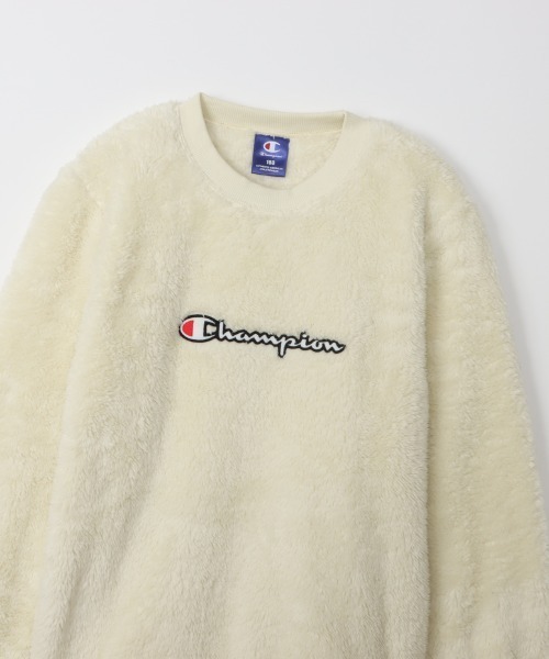 Champion(チャンピオン)の「Champion/チャンピオン CREW NECK SHIRT(その他トップス・キッズ・チャコール/アイボリー/ブラック・130/140/150/160)」の4枚目の写真