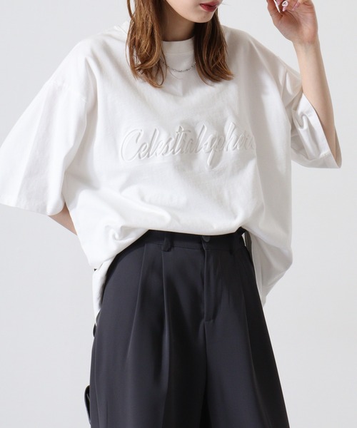 【セール】ピグメント加工ビックTシャツ（Tシャツ/カットソー）｜ATELANE（アテレーン） 5,999円