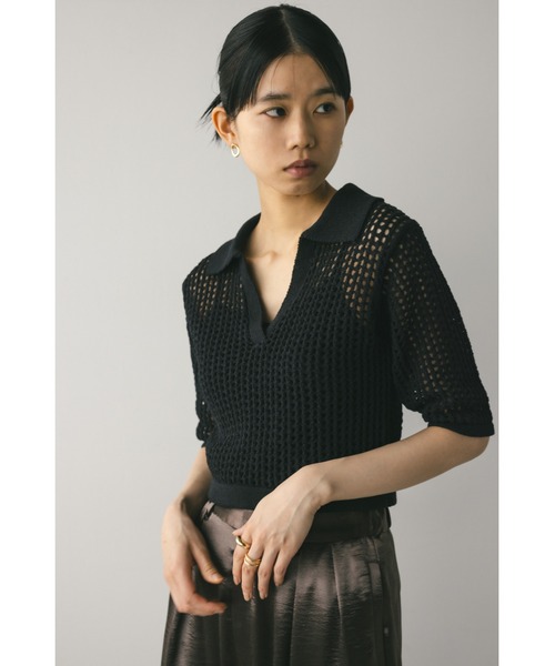 【美品】ap studio アンゴラミックススキッパーニット AP STUDIO アンゴラミックススキッパーニット 新品